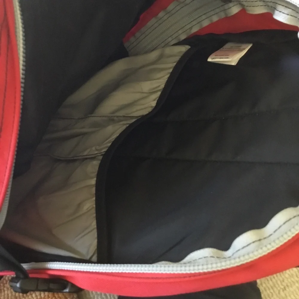 The North Face Red and Black Men's Daypack Backpack